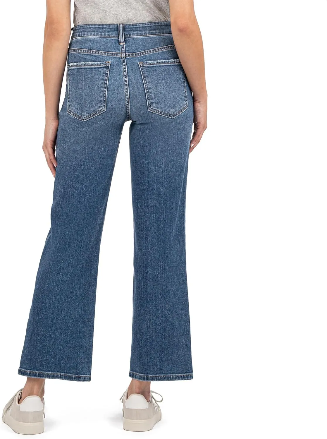 KUT from the Kloth Women's Charlotte High Rise Wide Leg with Regular Hem