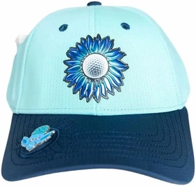 Ladies Adjustable Hats - Tee Holder with Tees & Bill Magnet with Ball Marker - 100% Custom Made
