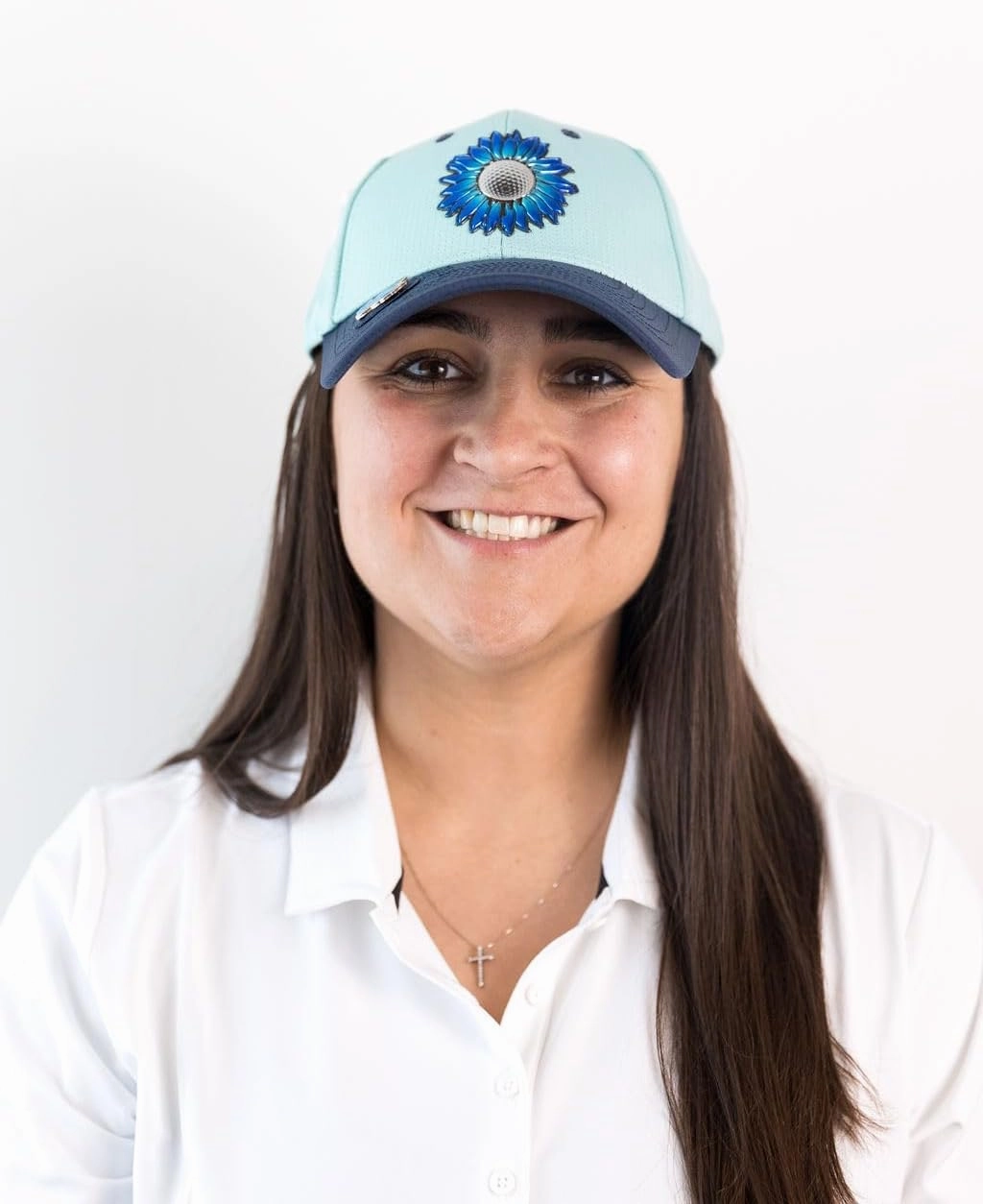 Ladies Adjustable Hats - Tee Holder with Tees & Bill Magnet with Ball Marker - 100% Custom Made