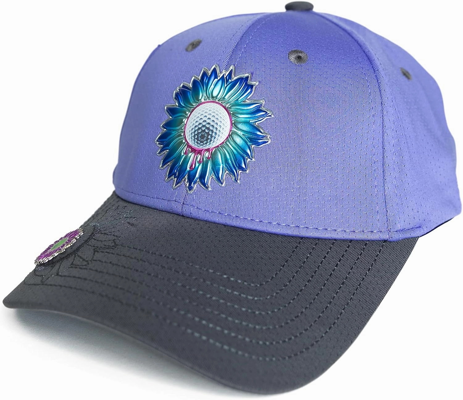 Ladies Adjustable Hats - Tee Holder with Tees & Bill Magnet with Ball Marker - 100% Custom Made
