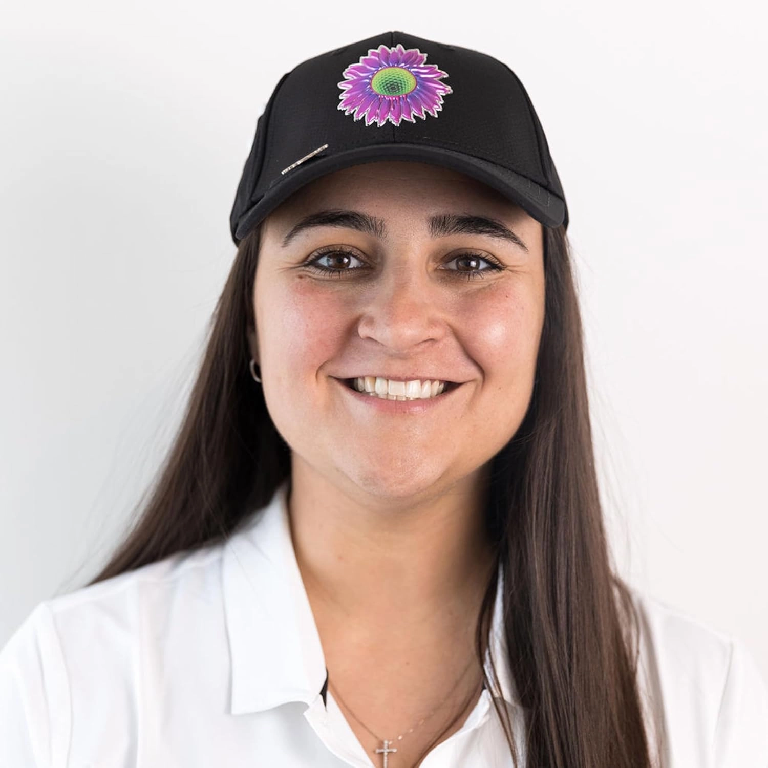 Ladies Adjustable Hats - Tee Holder with Tees & Bill Magnet with Ball Marker - 100% Custom Made