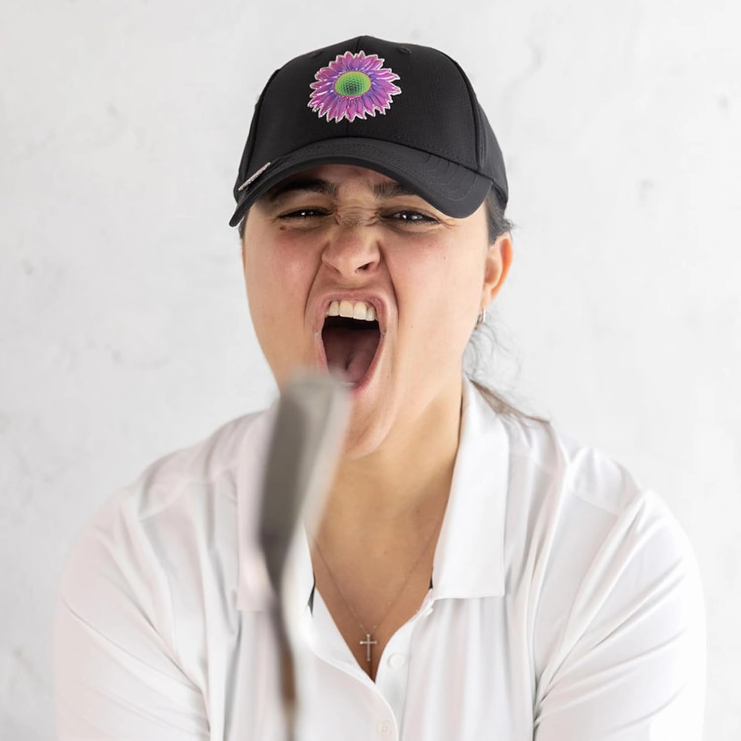 Ladies Adjustable Hats - Tee Holder with Tees & Bill Magnet with Ball Marker - 100% Custom Made