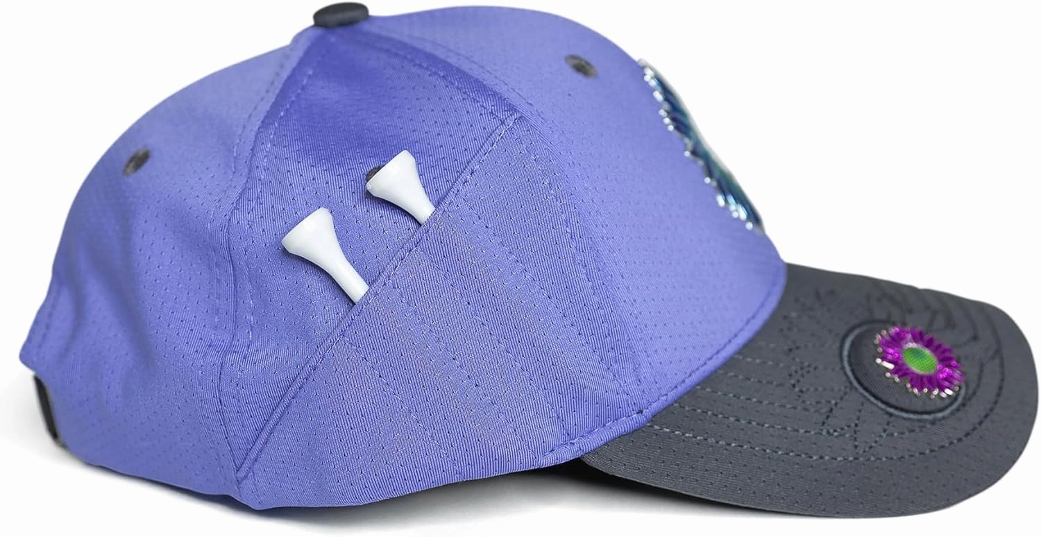 Ladies Adjustable Hats - Tee Holder with Tees & Bill Magnet with Ball Marker - 100% Custom Made