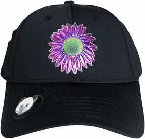 Ladies Adjustable Hats - Tee Holder with Tees & Bill Magnet with Ball Marker - 100% Custom Made