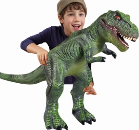 Large Dinosaur Toys- 28" Tyrannosaurus Rex Soft Dinosaur Toys for Kids 3-5, Big Inflatable Dinosaur for Boys Girls, Toddler Dinosaur Party Favors