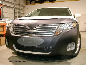 Lebra 2 Piece Front End Cover Black - Car Mask Bra - Fits - Toyota Venza LE, XLE & Limited 2013-2014
