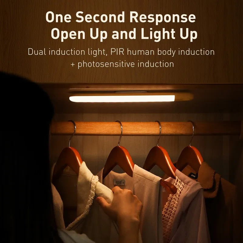 LED Wardrobe Light USB Rechargeable Night Light body Induction LED Lamp