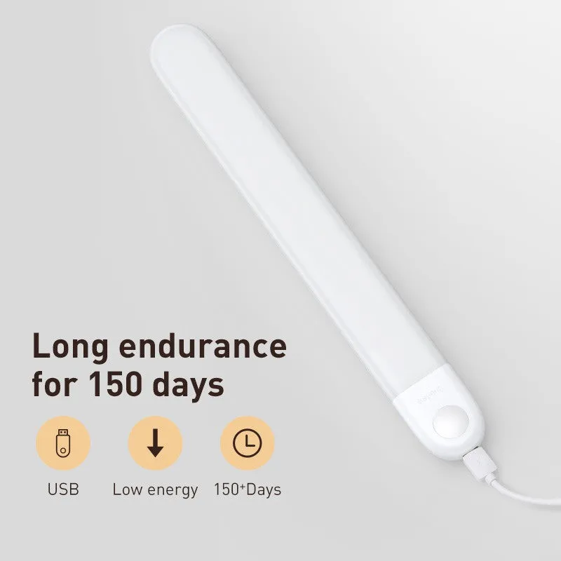 LED Wardrobe Light USB Rechargeable Night Light body Induction LED Lamp