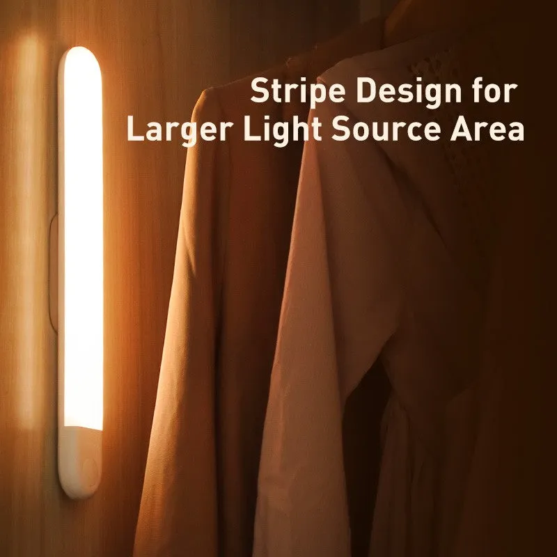 LED Wardrobe Light USB Rechargeable Night Light body Induction LED Lamp