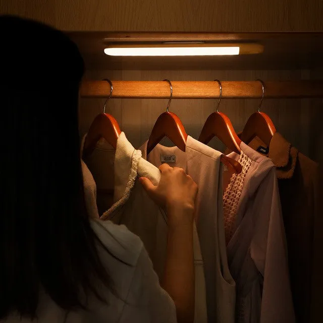 LED Wardrobe Light USB Rechargeable Night Light body Induction LED Lamp