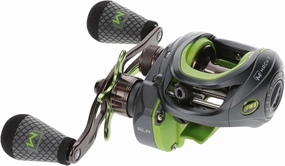 Lew's Mach 2 Baitcast Fishing Reel, 9 1 Stainless Steel Ball Bearings, 7.5:1 Gear Ratio, Black/Green