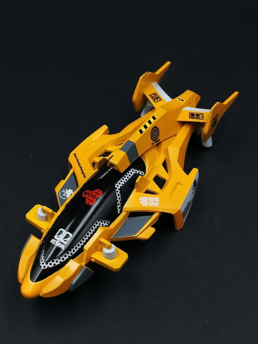 Lilianos 00 01 02 Generation EVA Blast Arrow Painted Car Body Shell Yellow Purple Red Blue Cover for 1/32 Scale 1:32 Lilianos Mini 4WD Car - (Color: 01 EVA)