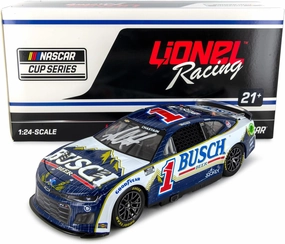 Lionel Racing Ross Chastain Autographed 2024 Bush Retro Diecast Car 1:24 Scale
