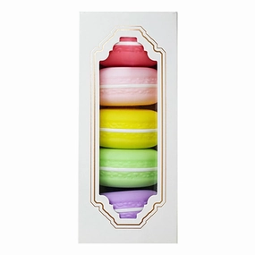 Lip Balm Gift Set Macaron Lip Mask Set Moisturising Lip Mask Exfoliating Jelly Lip Cream for Hydration Nourishing Lip Care 5PCS.