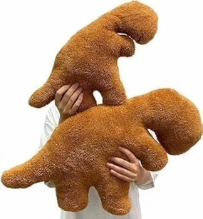 LitleFoxAR Tyrannosaurus x2 Set Pack Large   Small Dino Nugget Pillow Stuffed Toy Xmas, Birthday, for Kids, Adults & Pets