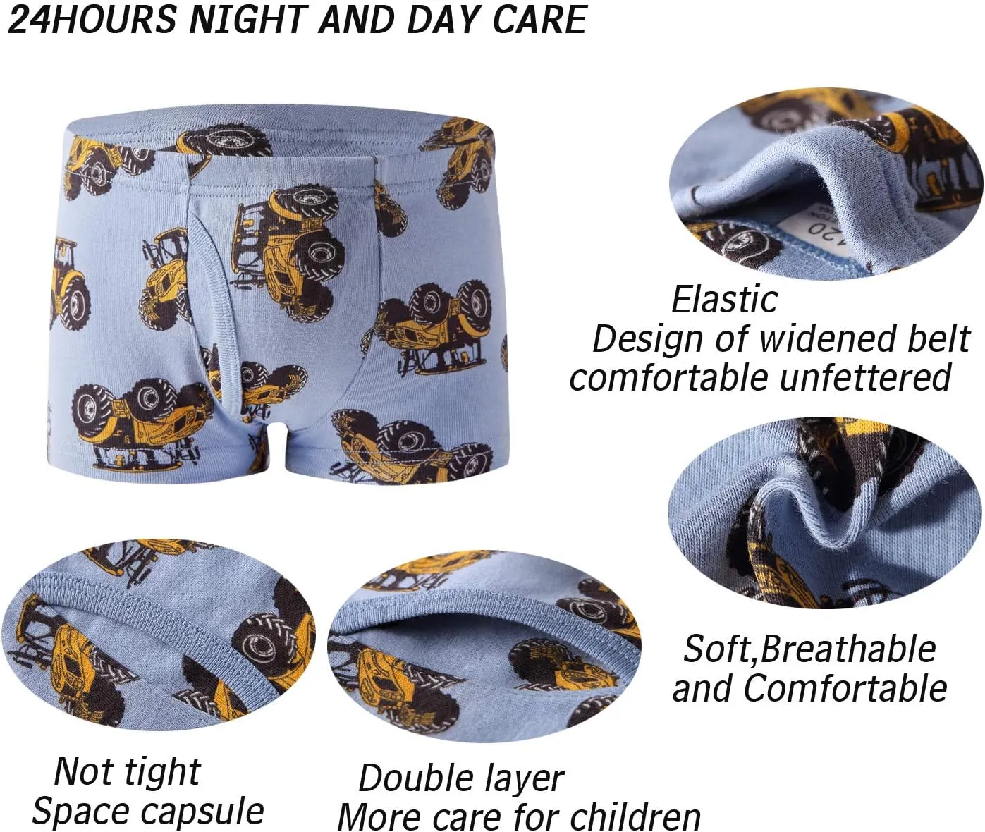 Little Boys Soft Cotton Briefs Toddler Kids Underwear Various cute patterns 6-8-9Pack,size:2-3T 3-4T 4-5T 5-6years 7-8years