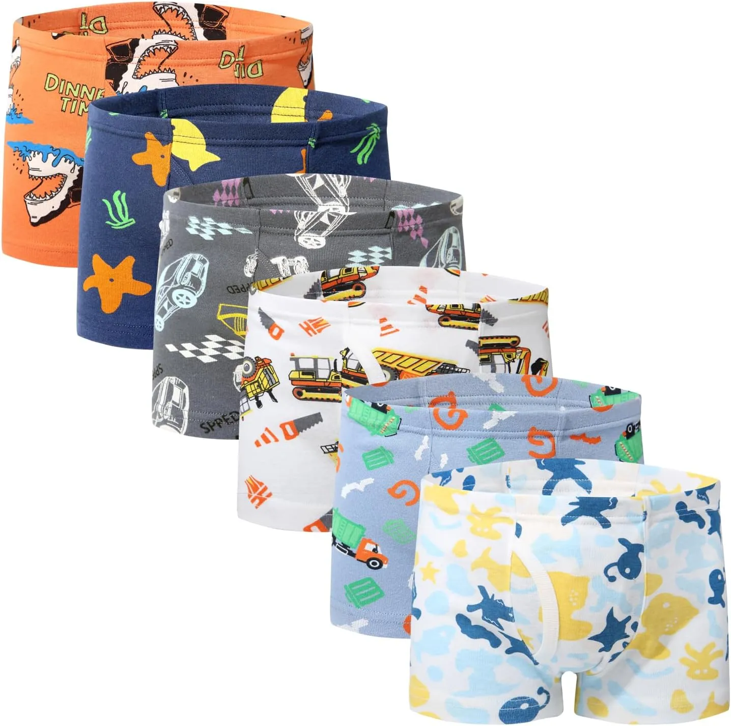 Little Boys Soft Cotton Briefs Toddler Kids Underwear Various cute patterns 6-8-9Pack,size:2-3T 3-4T 4-5T 5-6years 7-8years