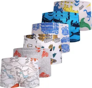 Little Boys Soft Cotton Briefs Toddler Kids Underwear Various cute patterns 6-8-9Pack,size:2-3T 3-4T 4-5T 5-6years 7-8years
