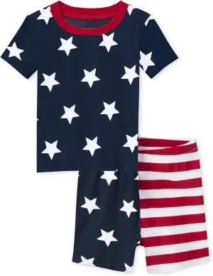 Little Hand Toddler Boys Pajamas Cotton Summer Pjs for Boy Jammies Dinosaur Train Sleepwear Short Sets