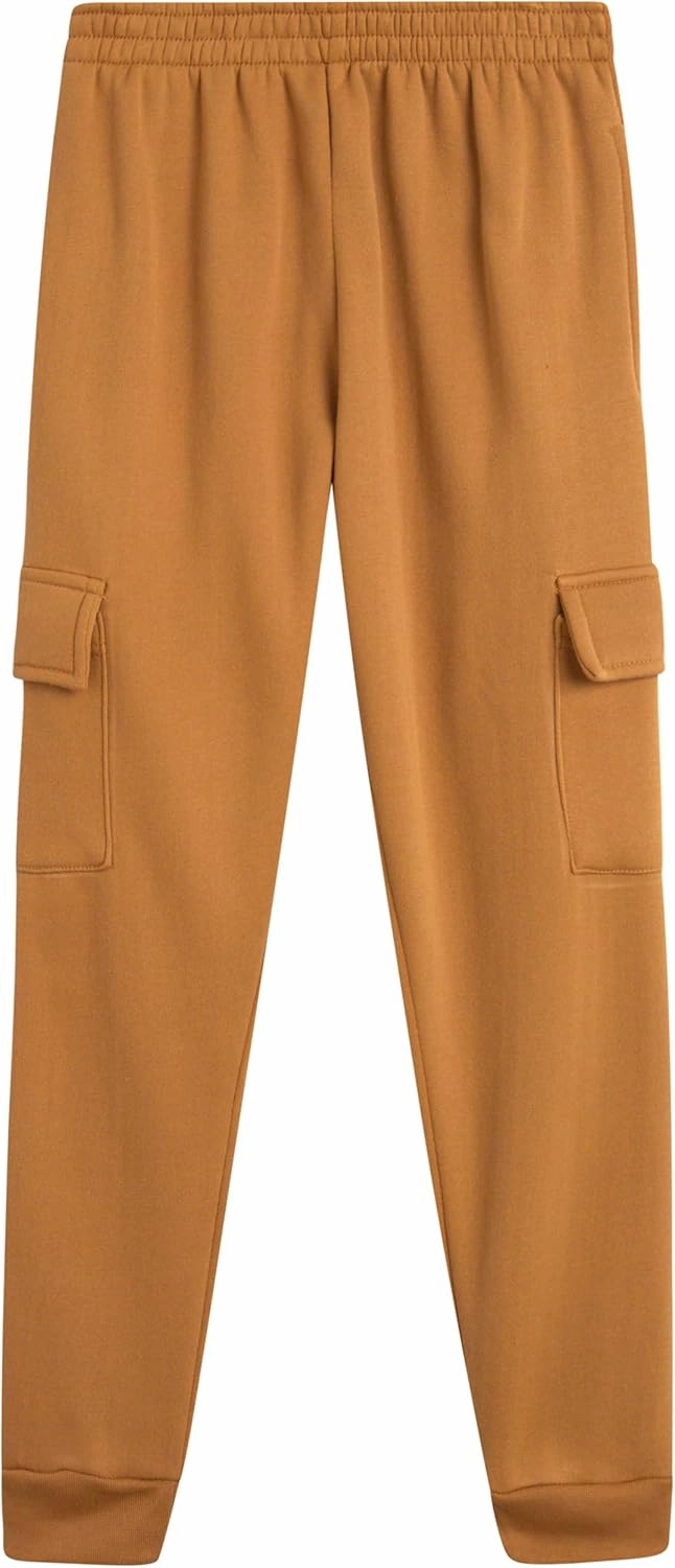 Little Boys' Fleece Jogger Set - 2 Piece Basic Solid Pullover Hoodie and Cargo Jogger Sweatpants (Size: 2T-7)