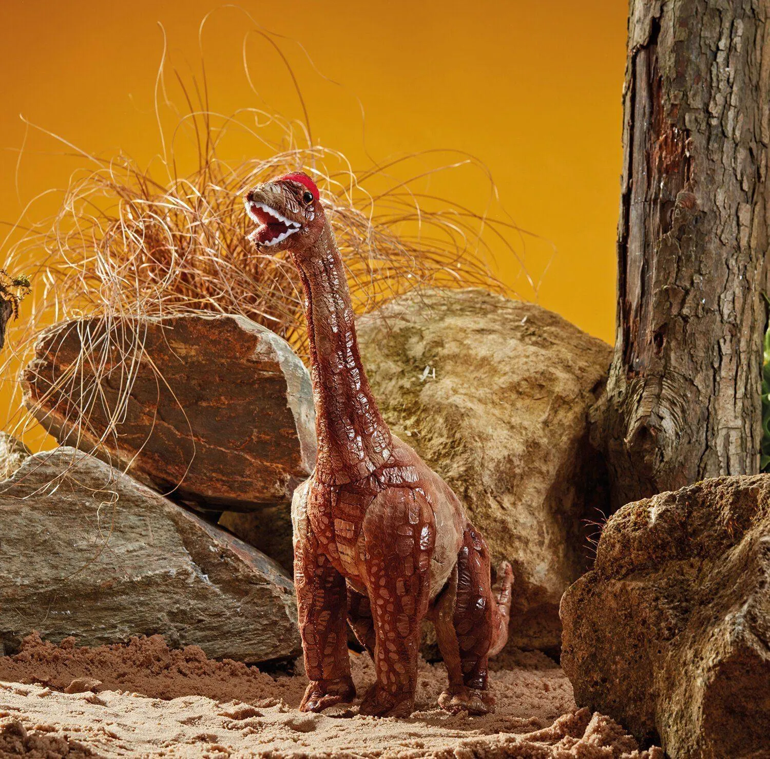 LIVING NATURE AN420 Brachiosaurus Dinosaur Soft Toy