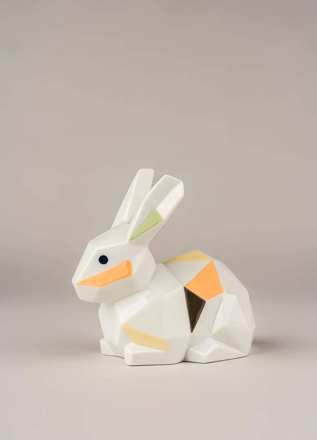 LLADRÓ Rabbit Figurine. Porcelain Rabbit Figure.
