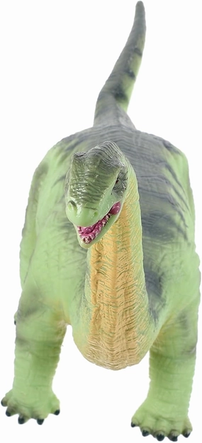 Long Neck Dinosaur Educational Soft Vinyl Model with Squeak Sound Realistic Simulation Animal Figure for Home Decoration and Learning