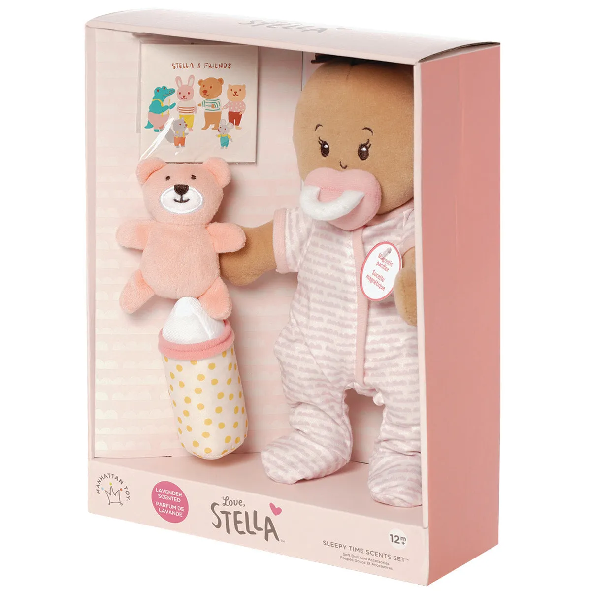 Love, Stella Sleepy Time Set | Beige Doll with Brown Tuft