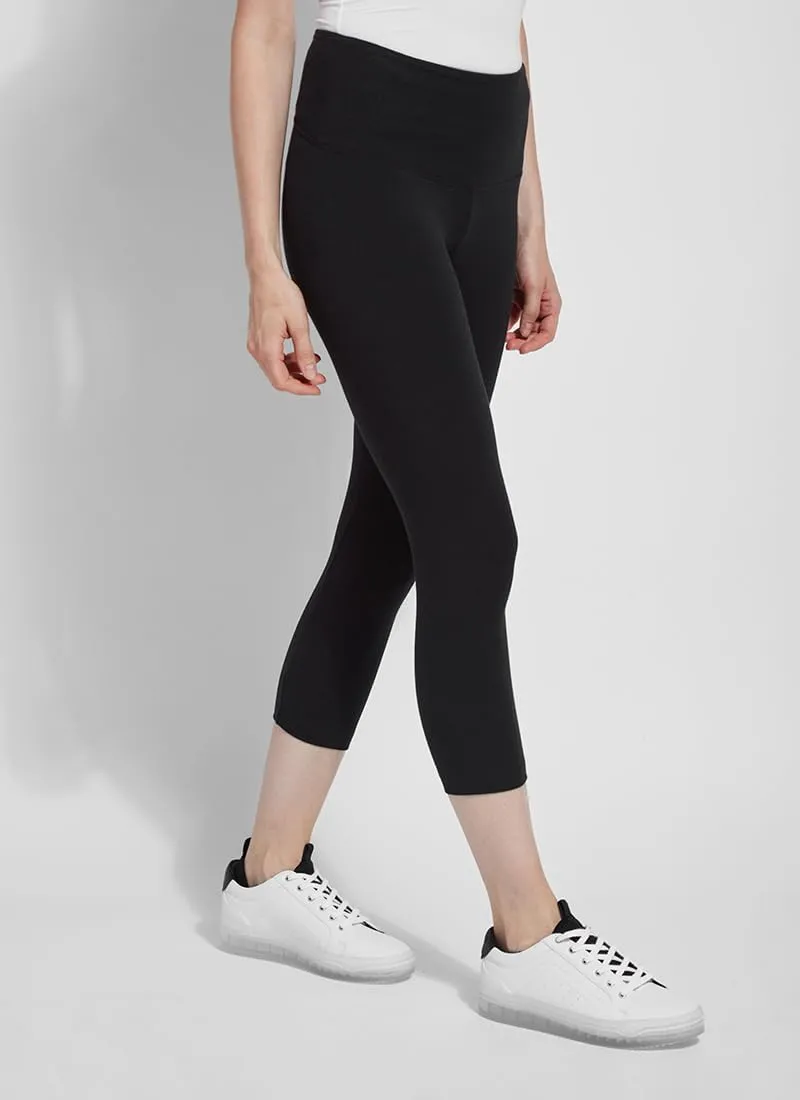 Lyssé Cotton Cropped Leggings – Breathable Cotton Leggings for Women with Soft Cotton Spandex Fabric