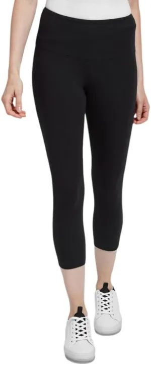 Lyssé Cotton Cropped Leggings – Breathable Cotton Leggings for Women with Soft Cotton Spandex Fabric