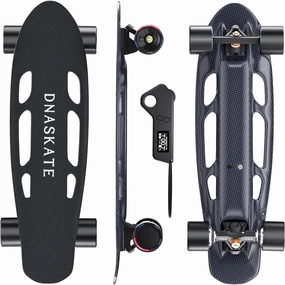 M2S/Pro Electric Skateboard with Remote, 17/22Mph Top Speed,9Miles Range,400/800W Hub-Motor, Skateboard for Adults ＆Teens