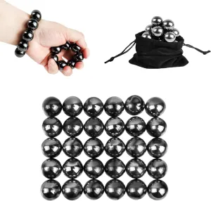 Magnetic Balls Fidget Toy, Adult Fidget Toys, Magnet Balls Can Replace Ferrite Putty, Office Desktop Decoration, Stress Relief, Anti Anxiety Magnetic Balls,Executive Desk Toys (30 Pcs Black)
