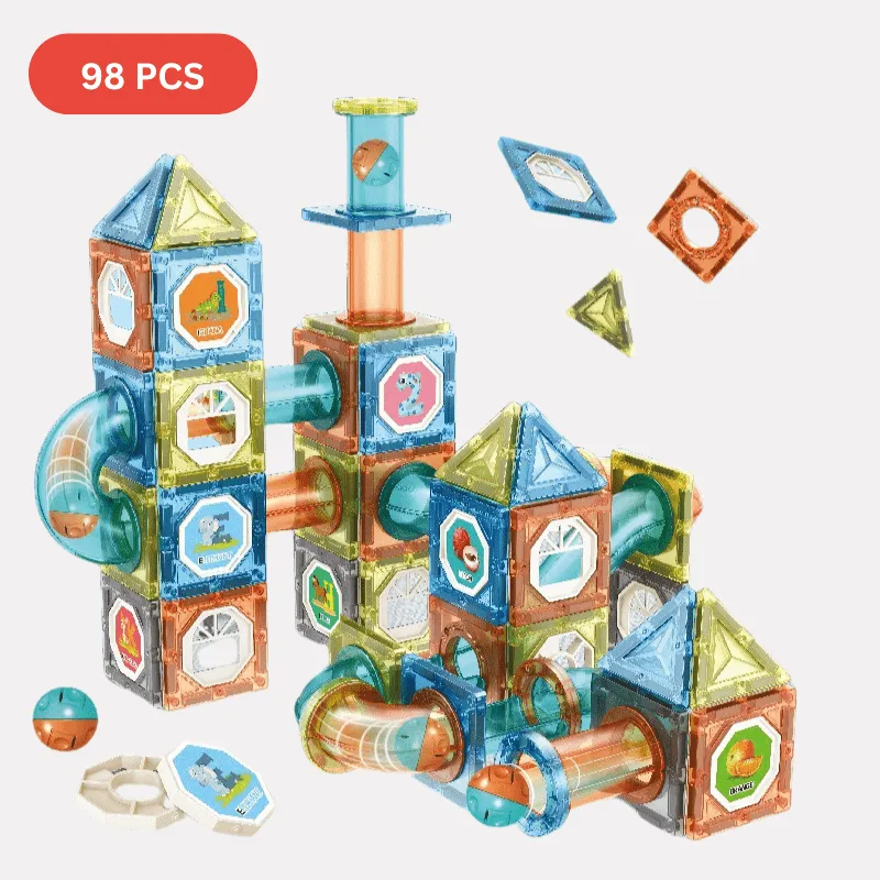 Magnetic Blocks Color Window Building Set