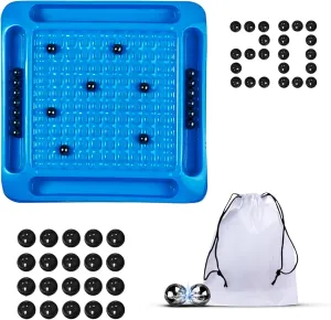 magnetic chess game, Magnet Game Board Games for Kids and Adults, magnetic chess game with stones, 20pcs magnetic board game, 2 Players family and friends