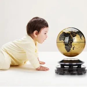 Magnetic Levitation Floating Globe World Map 6 inch Amazing Office House Decor Gift Educational Toy AU Plug Golden