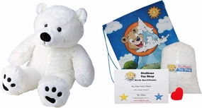 Make Your Own Stuffed Animal Mini 8 Inch Very Soft Polar Bear Kit - No Sewing Required!