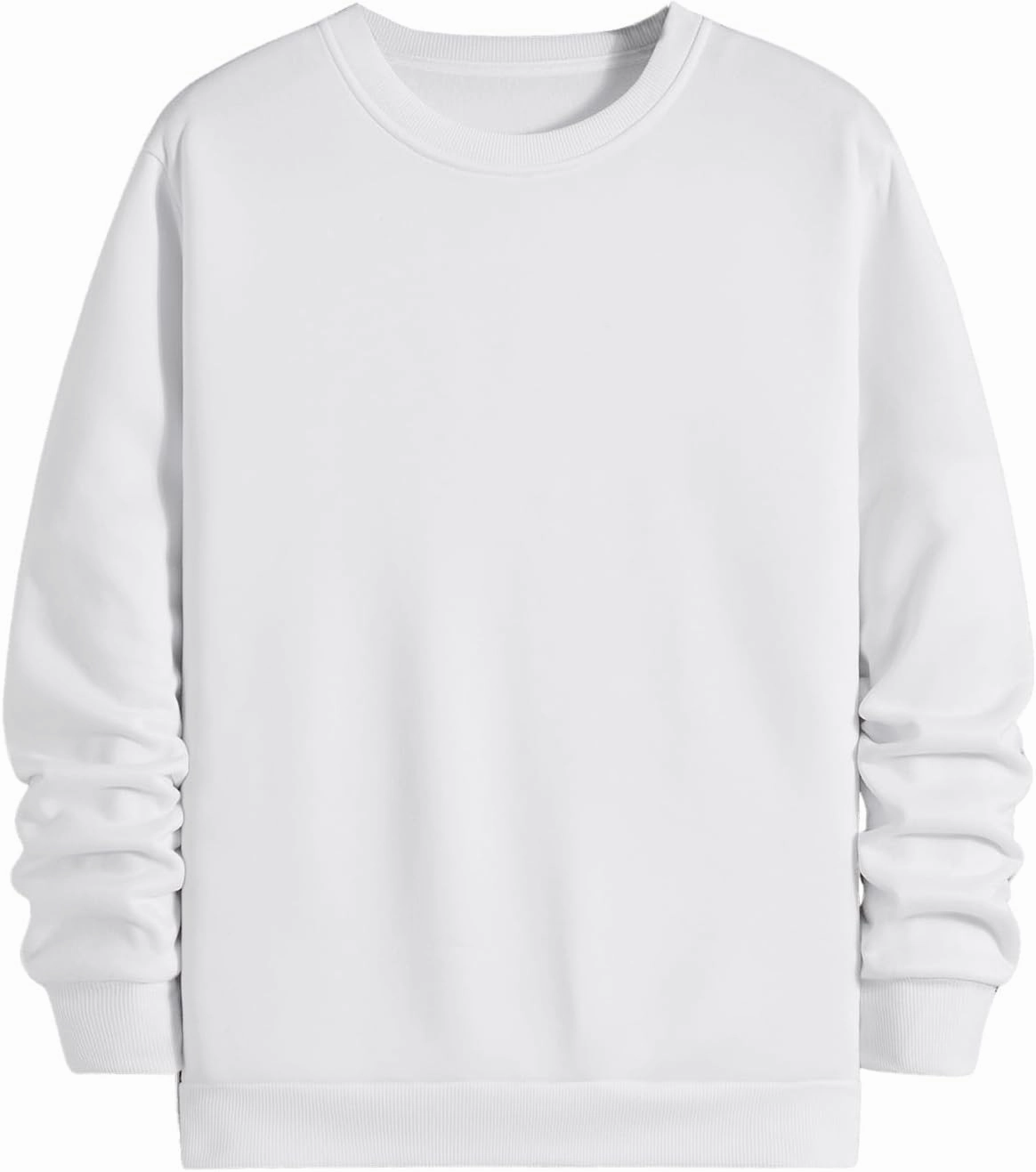MakeMeChic Men's Casual Crewneck Cartoon Dinosaur Graphic Pullover Sweatshirt