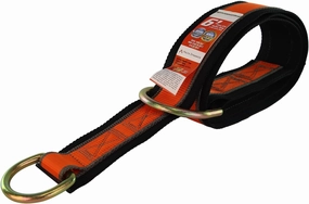 Malta Dynamics 6' Cross Arm Safety Strap, Fall Protection Beam Anchor, D-Ring Safety Strap, Beamer & H-Beam Anchor, OSHA/ANSI Compliant