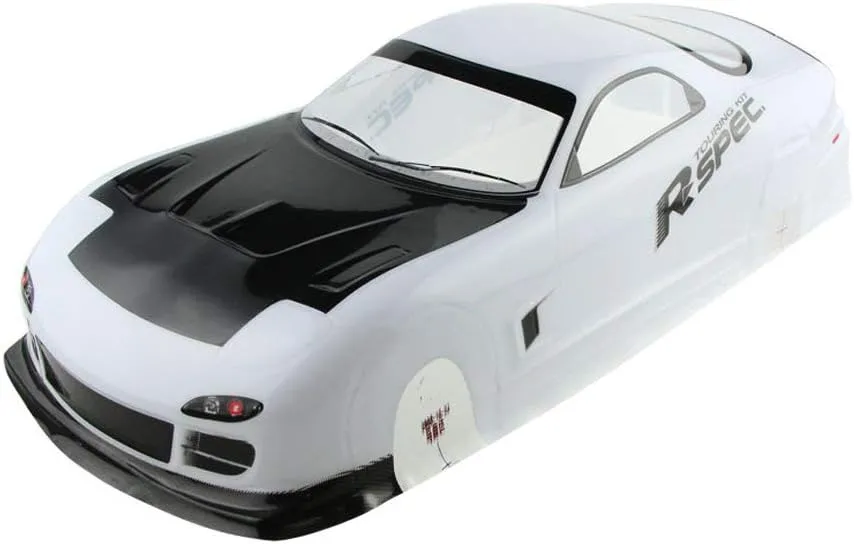 Manrock 1/10 Scale RC Painted Drift Racing Touring Onroad Car Body Shell RX7 White