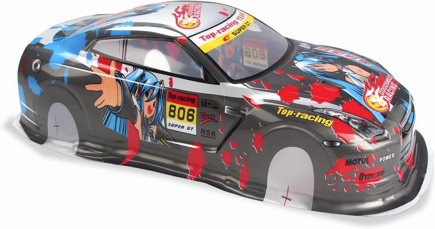 Manrock 1/10 Scale RC Painted Drift Racing Touring Onroad Car Body Shell NA GTR