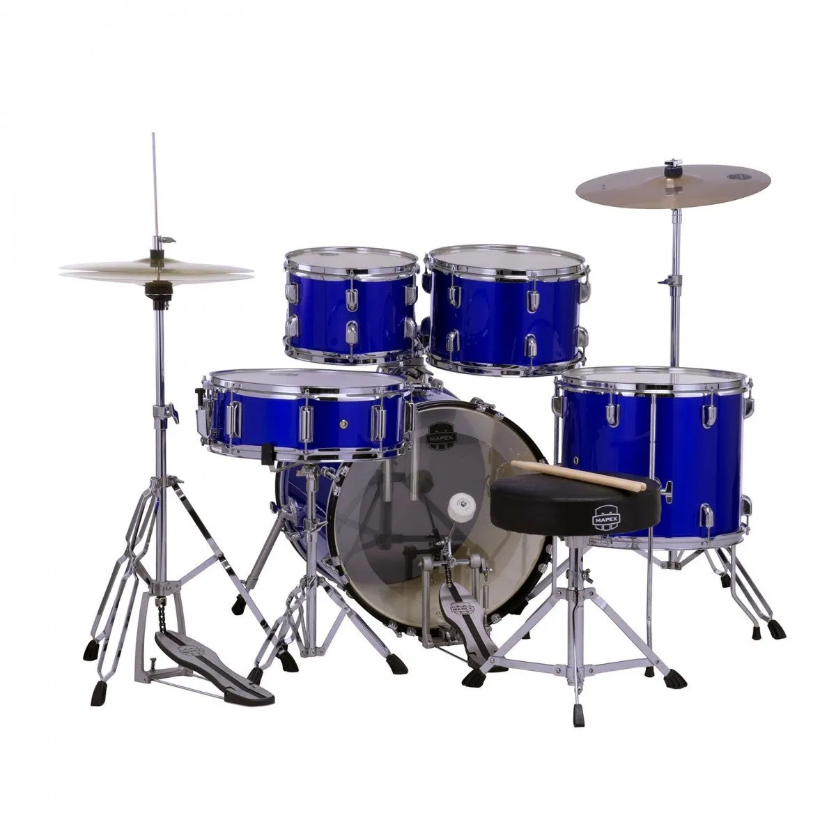 Mapex Comet 5pc Drum Kit with Cymbals - 18" Bass Drum