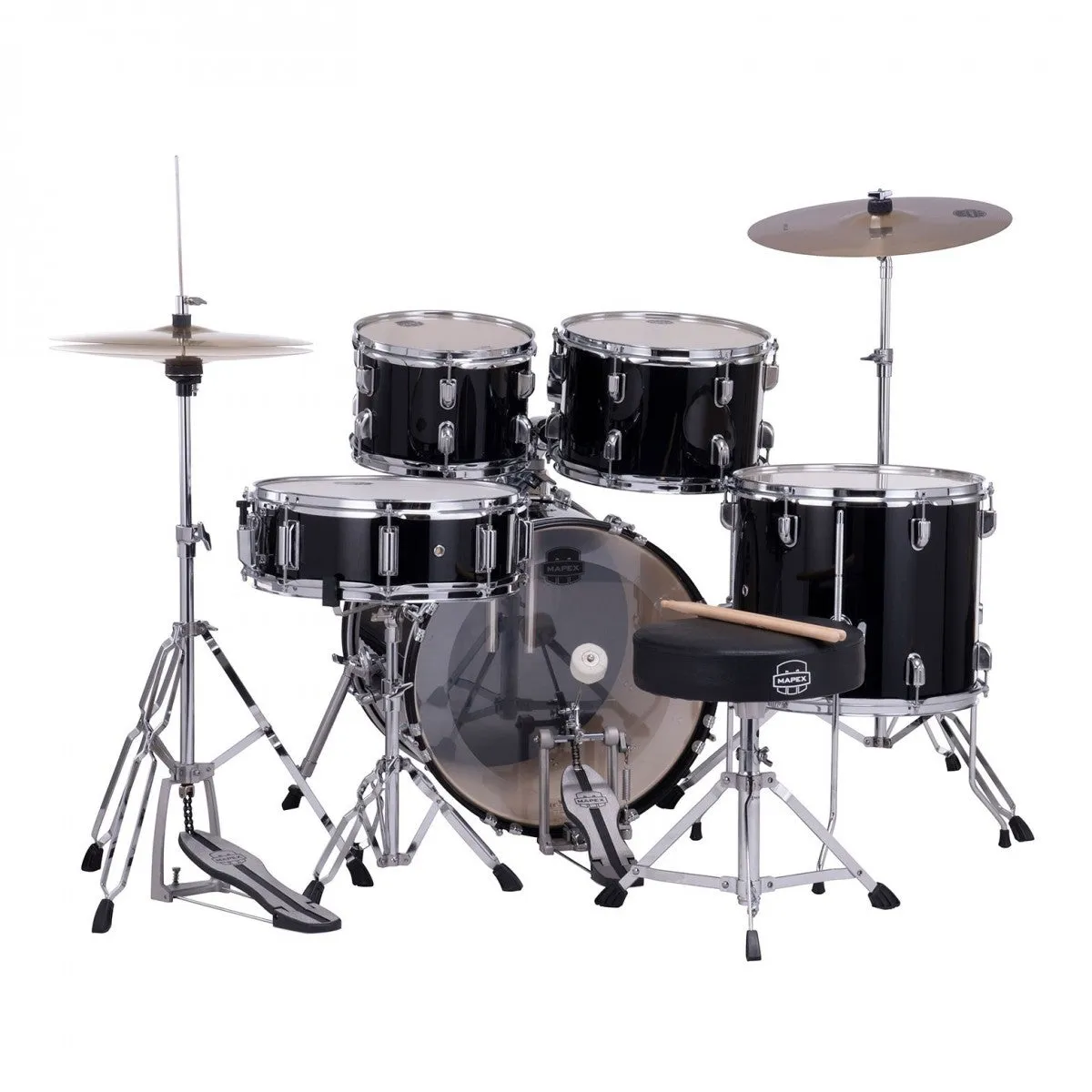 Mapex Comet 5pc Drum Kit with Cymbals - 18" Bass Drum