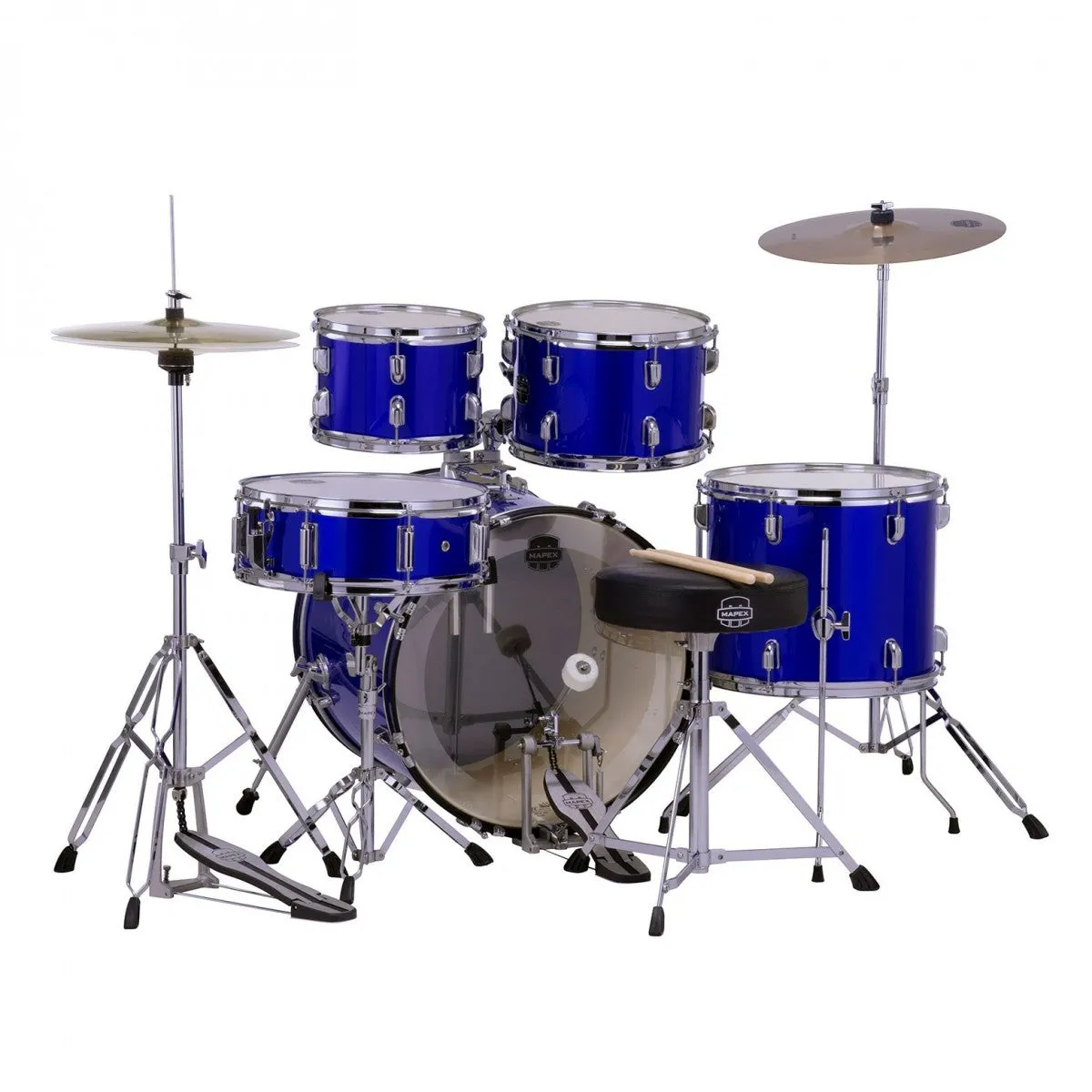 Mapex Comet 5pc Drum Kit with Cymbals - 20" Bass Drum