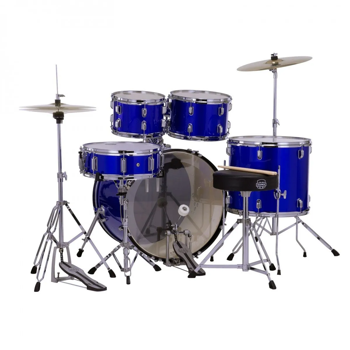 Mapex Comet 5pc Drum Kit with Cymbals - 22" Bass Drum