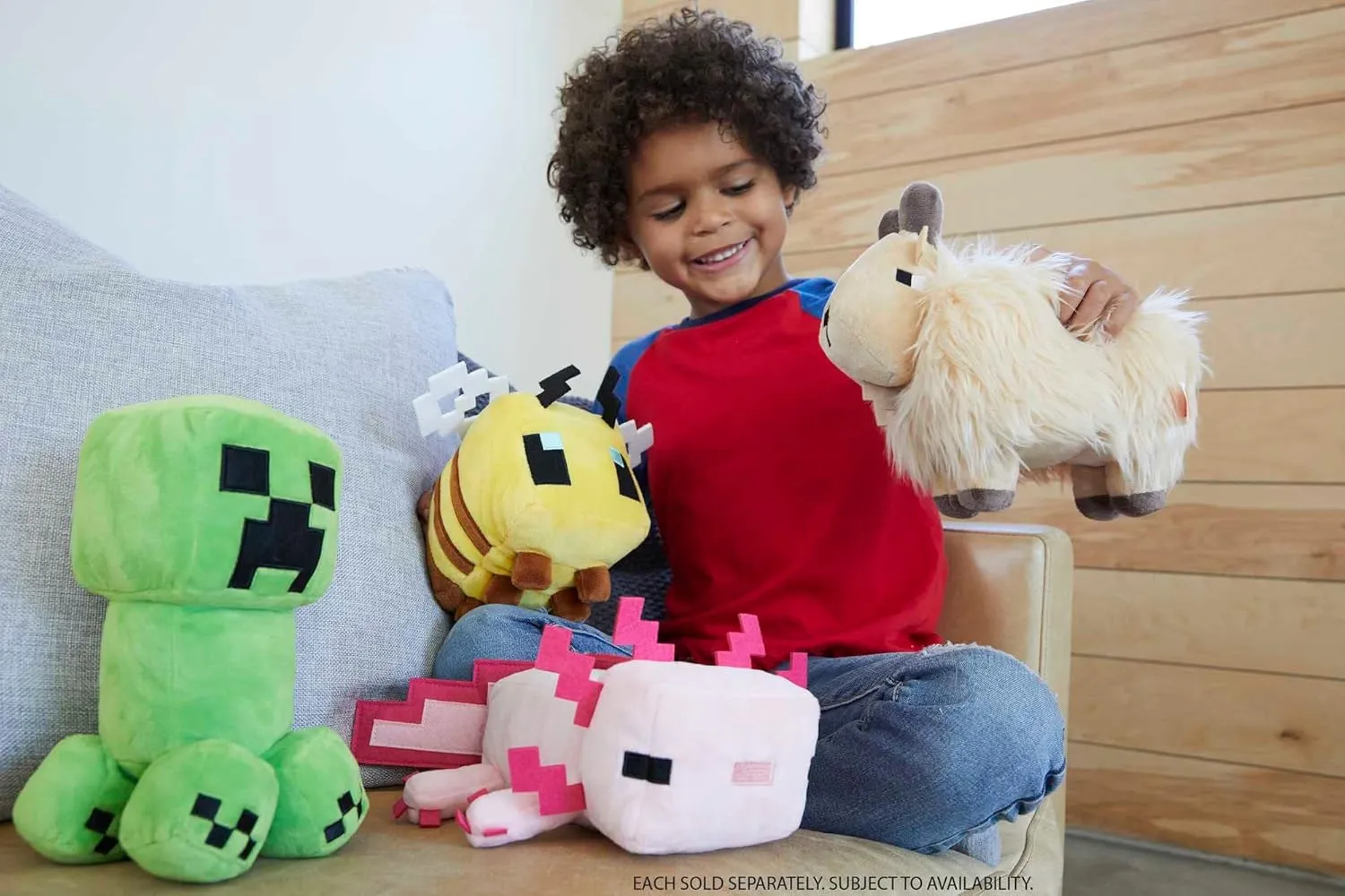 Mattel Minecraft Basic 8-inch Plush Bee Stuffed Animal Figure, Soft Doll Inspired by Video Game Character