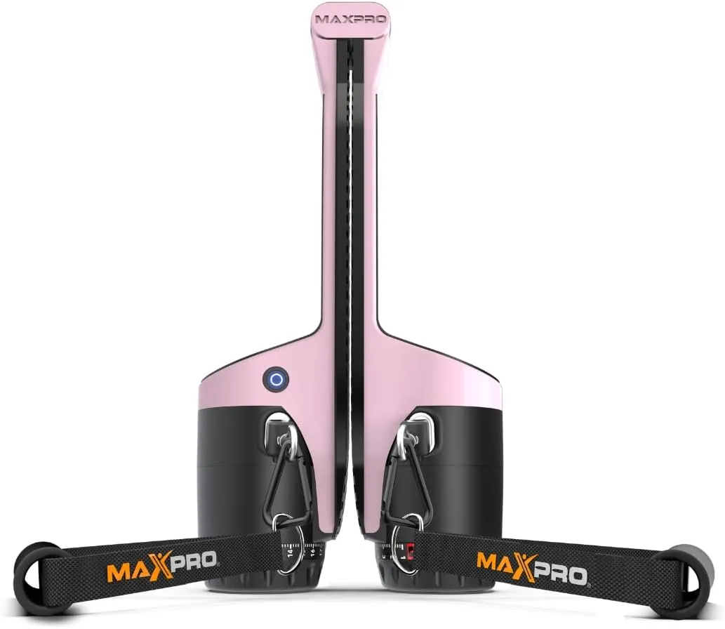 MAXPRO Fitness: Cable Home Gym | As Seen on Shark Tank | Versatile, Portable, Bluetooth Connected | Strength, HIIT, Cardio, Plyometric, Powerful 5-300lbs Resistance