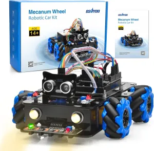 Mecanum Wheels Robot Car Kit for Arduino Mega2560 STEM Remote Controlled DIY Coding