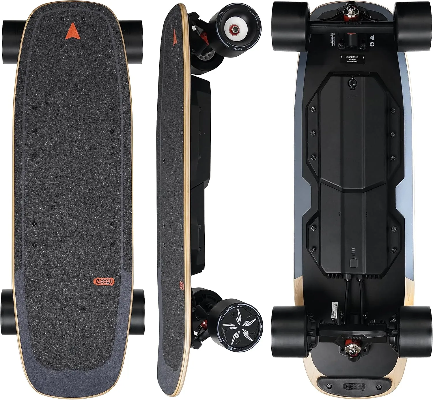 MEEPO Mini5 MINI3 Max Electric Skateboard with Remote, Up to 29 MPH Top Speed, 11 Miles Range,330 Pounds Max Load, Maple Cruiser for Adults and Teens