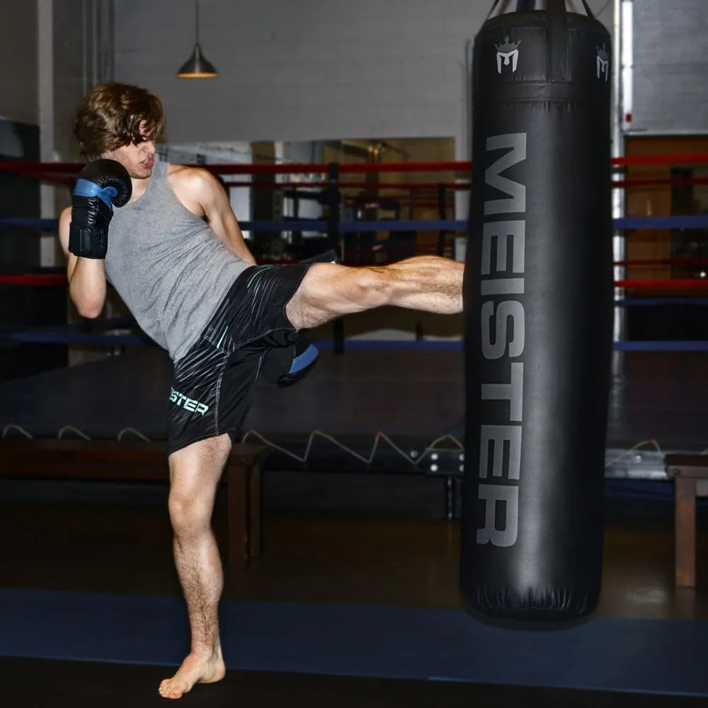 Meister 100lb Filled Heavy Bag for Boxing, MMA & Muay Thai - 60" Professional Kicking & Punching Bag