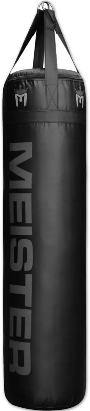 Meister 100lb Filled Heavy Bag for Boxing, MMA & Muay Thai - 60" Professional Kicking & Punching Bag